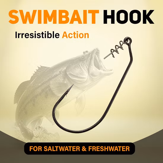 Fly Fishing Bait Fly Hook with Rabbit Hair Flash Body